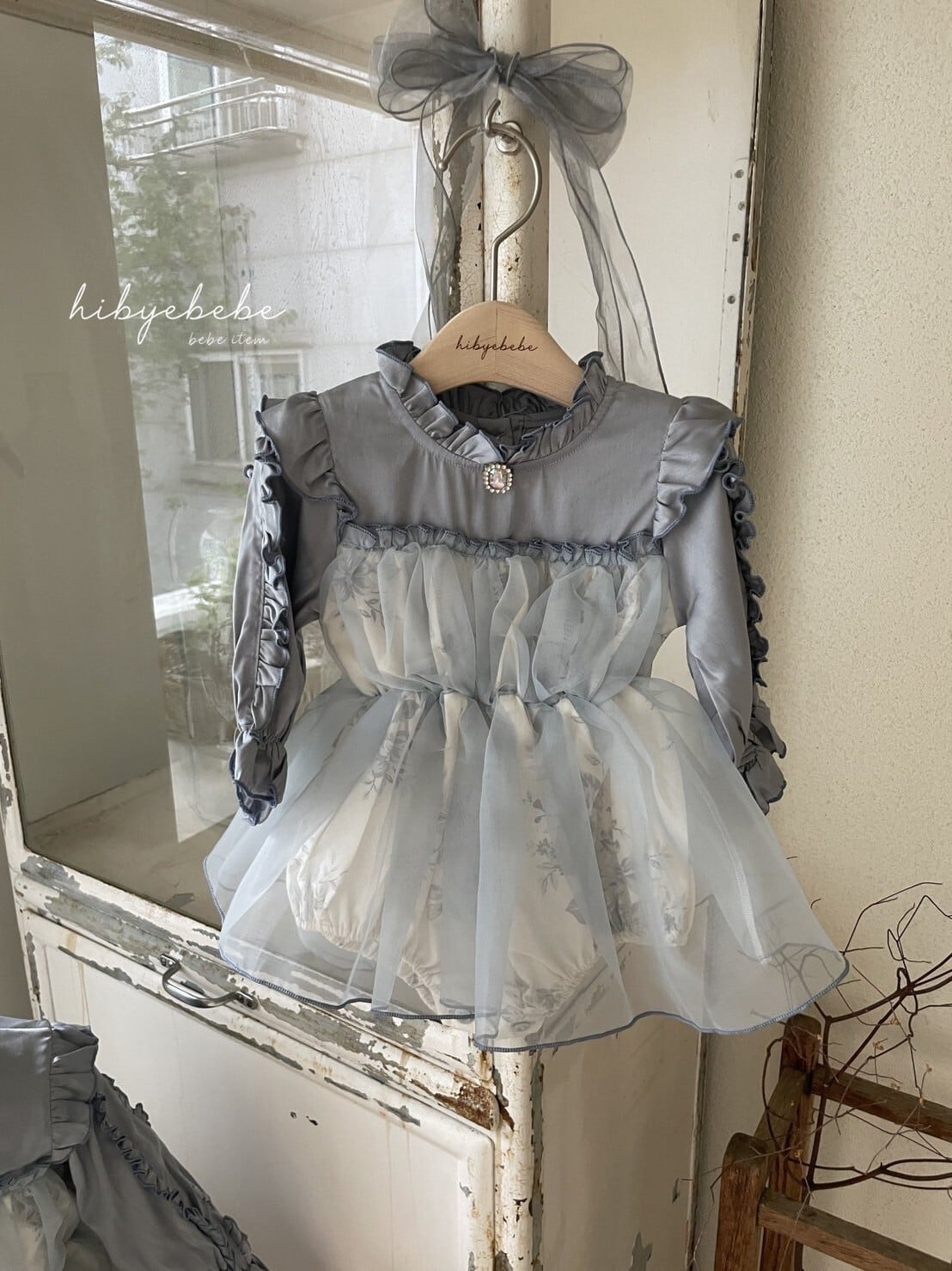 【ご予約】hi bye bebe 24aw / (bebe)mari flower suit