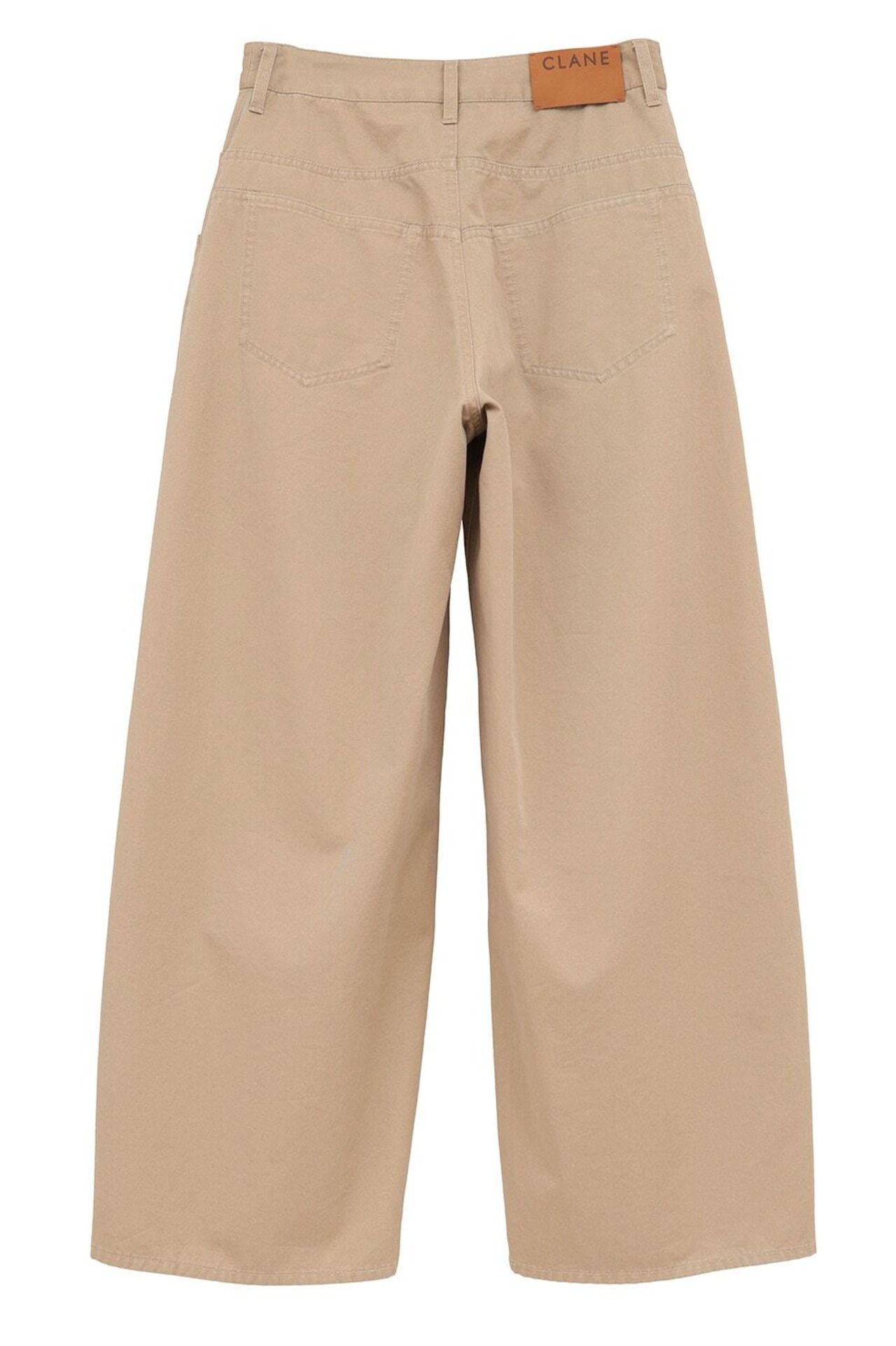 CLANE LOW WAIST BARREL PANTS 2色展開