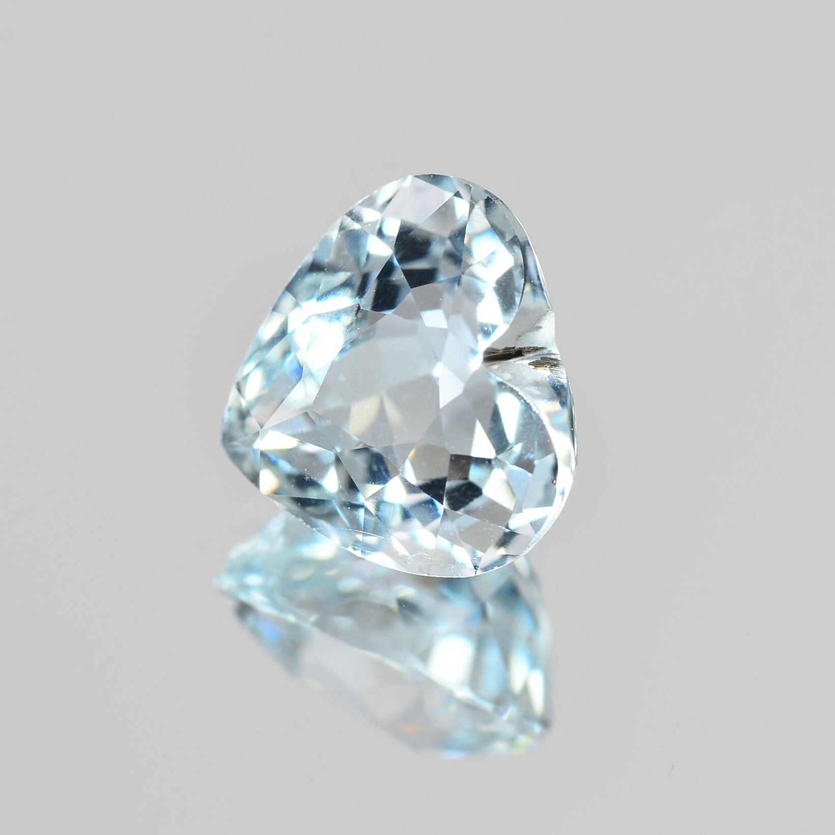 ソ付 アクアマリン 1.887ct ルース ハートシェイプ | CheReine