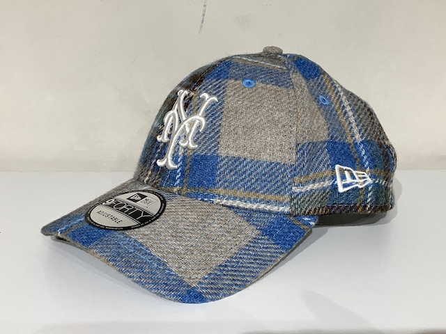 NEW ERA NEW YORK METS MOON 9FIFTY STRAPBACK  CAP (BEIGE CHECK)