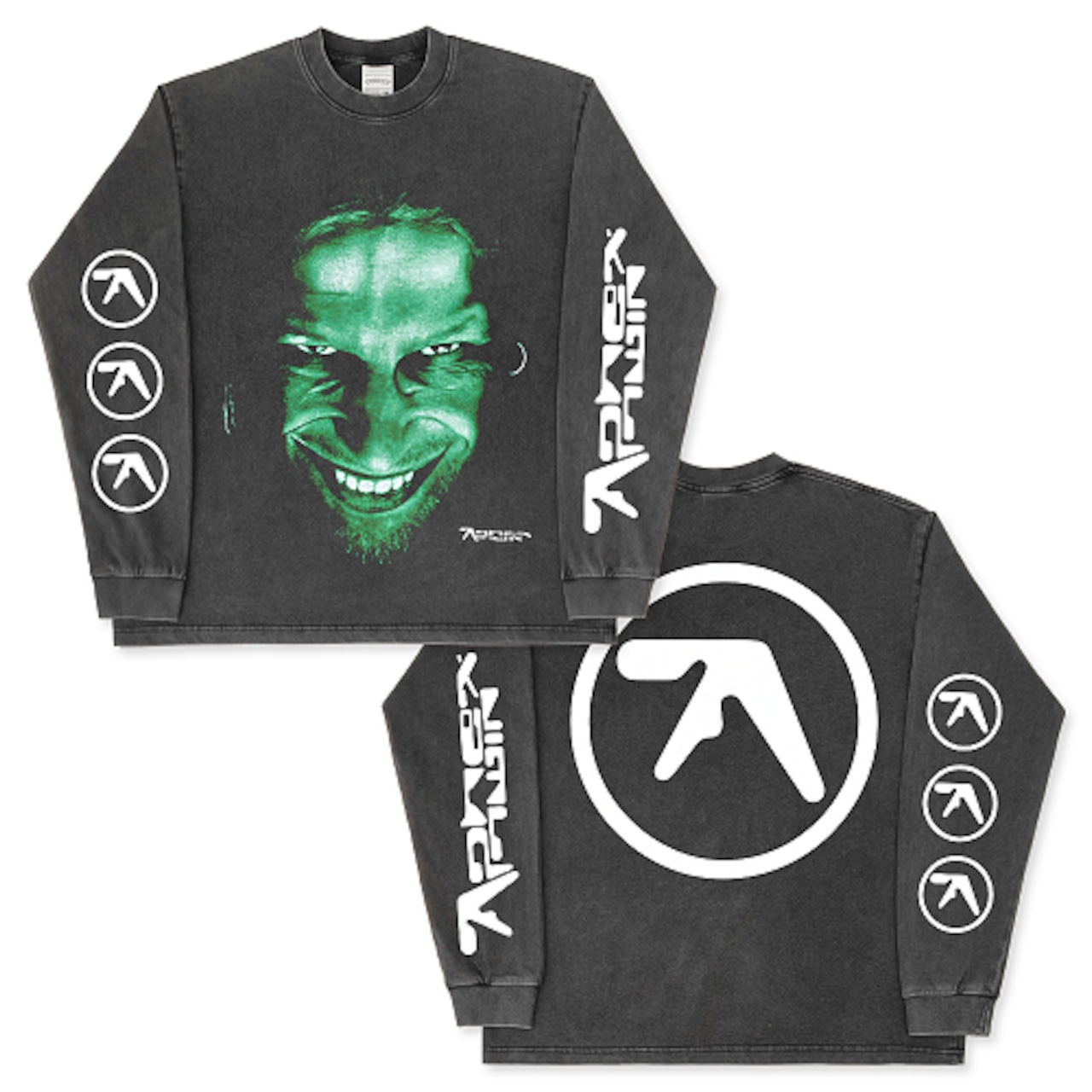 VINTAGE ストリート APHEX TWIN ロングTシャツ T2316