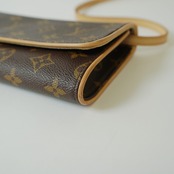 LOUIS VUITTON ルイヴィトン モノグラム ポシェット ツイン ショルダーバッグ GM M51852