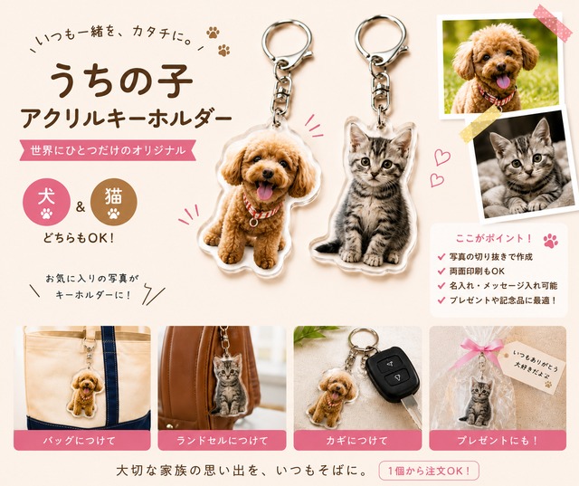 アクリルキーホルダー