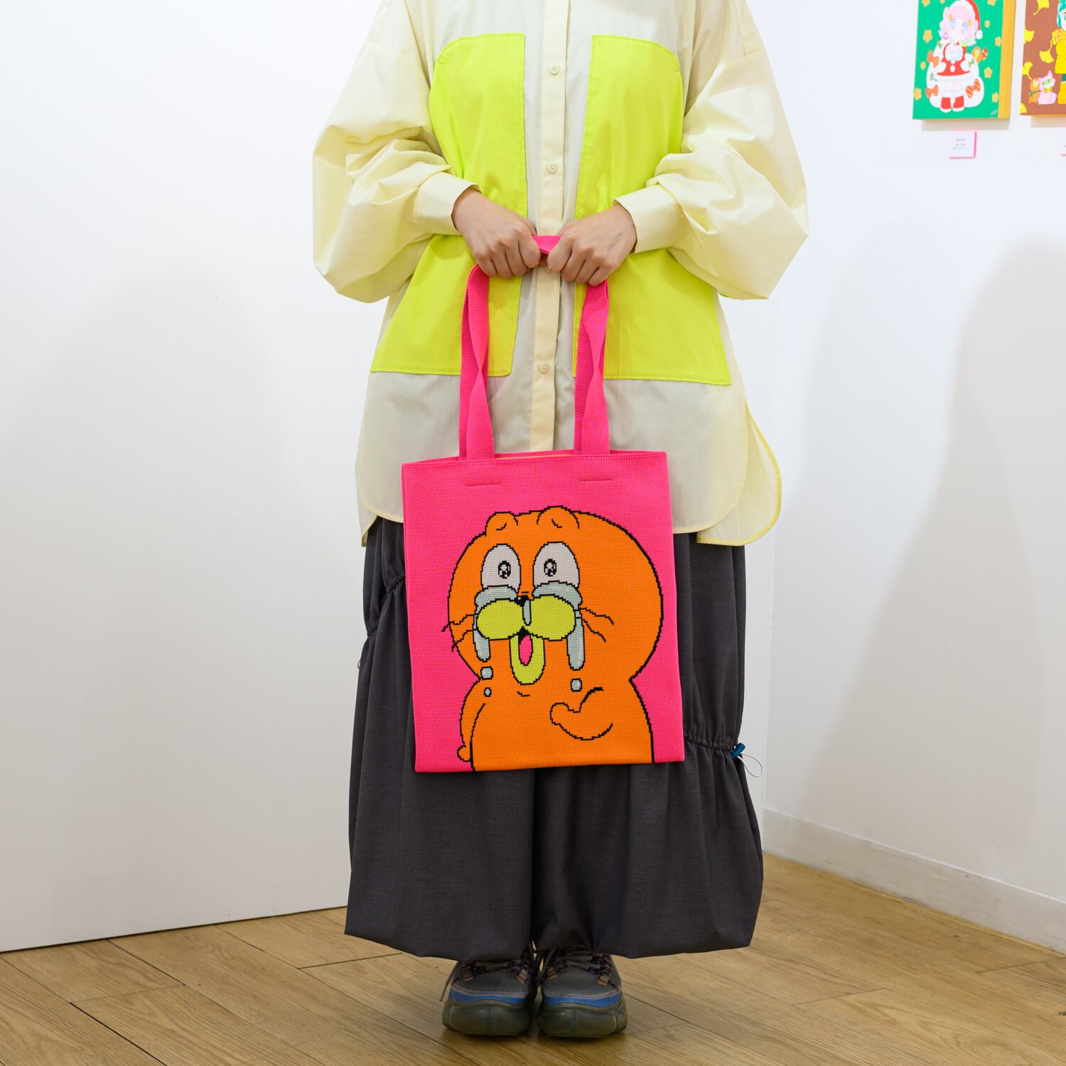 mog ニットトートバッグB（もぐおさん） | TOKYO PiXEL. shop & gallery