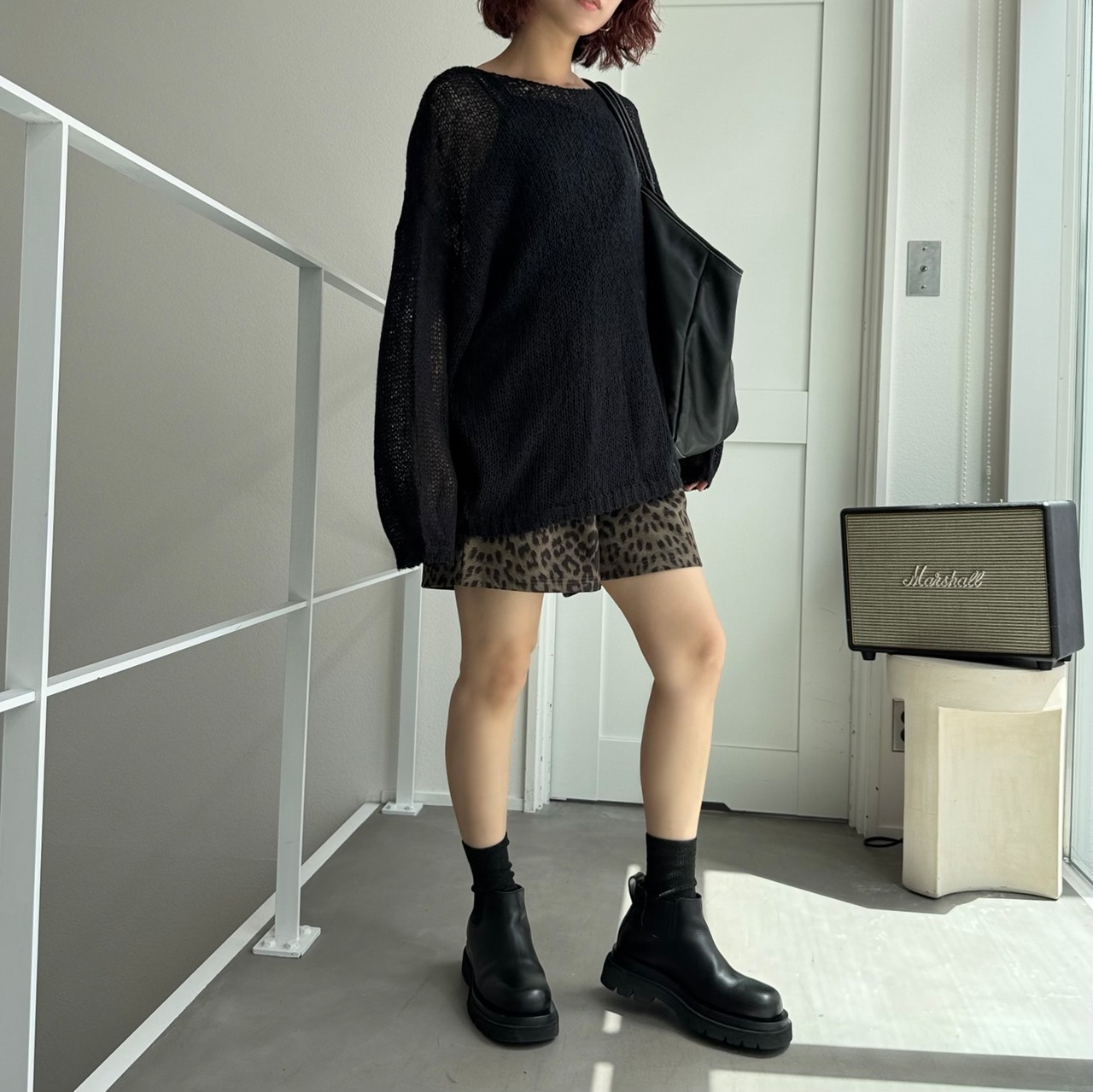 モヘアタッチローゲージPO/ブラック