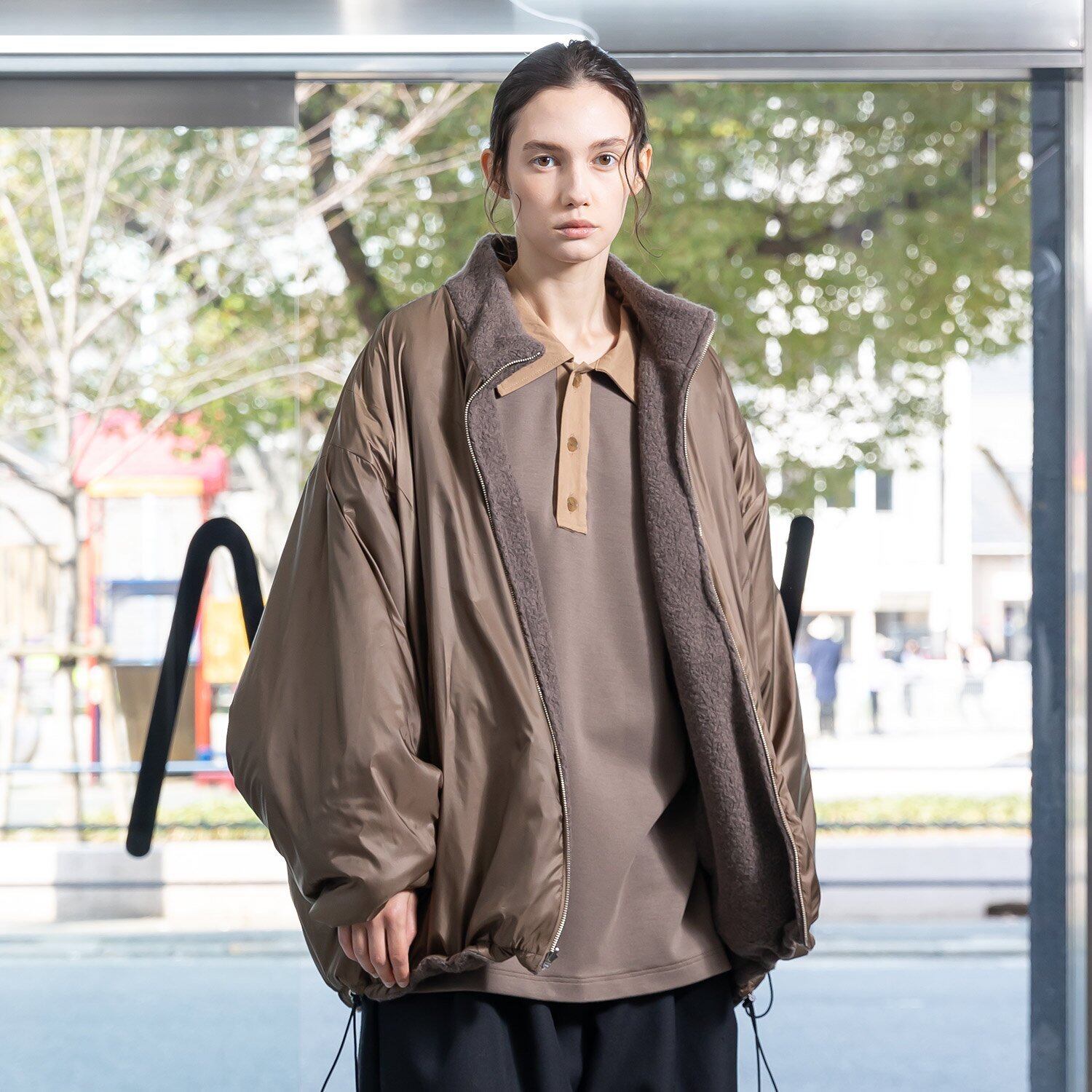 VOAAOV REVERSIBLE BOA BLOUSON(BROWN) VOBZ-K82 | IAAAM ONLINE STORE
