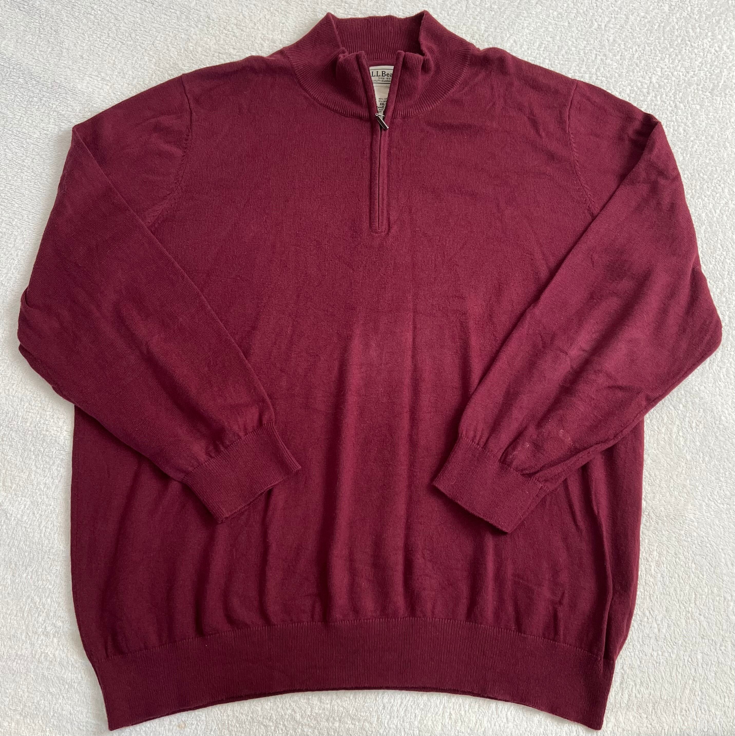 L.L.Bean エルエルビーン ハーフジップ セーター コットン L.L.Bean エルエルビーン ハーフジップ セーター コットン