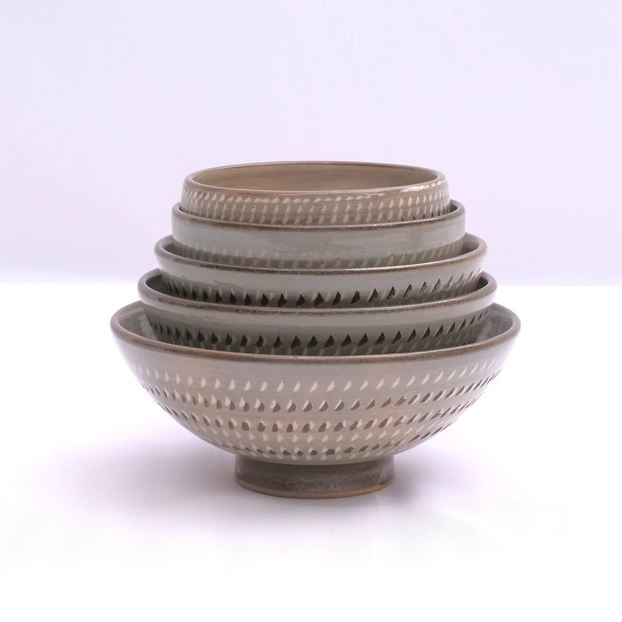 Co-ishiwara 百碗 灰釉飛鉋 蔵人窯 CHW-16 小石原焼 ご飯茶碗