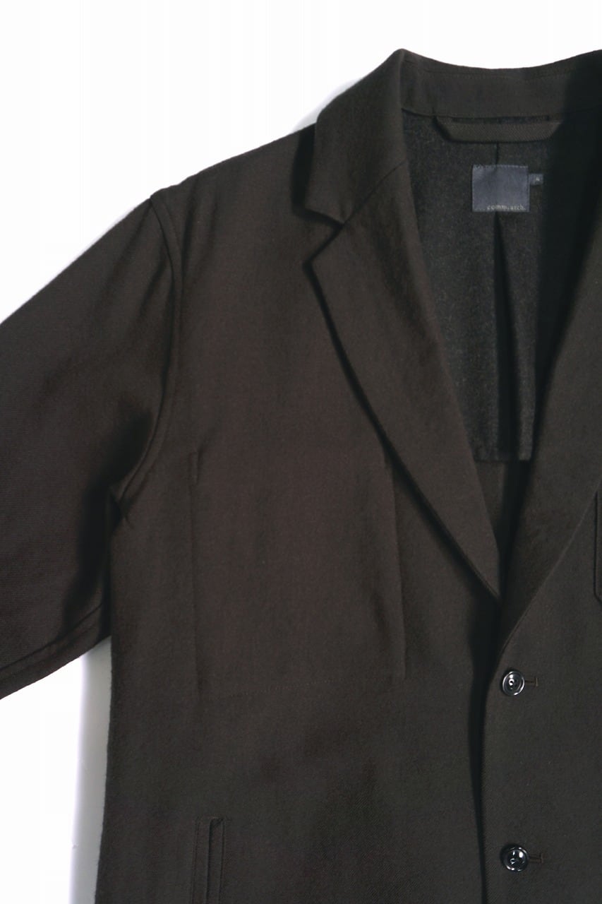 Virgin Wool Washed Twill Jacket