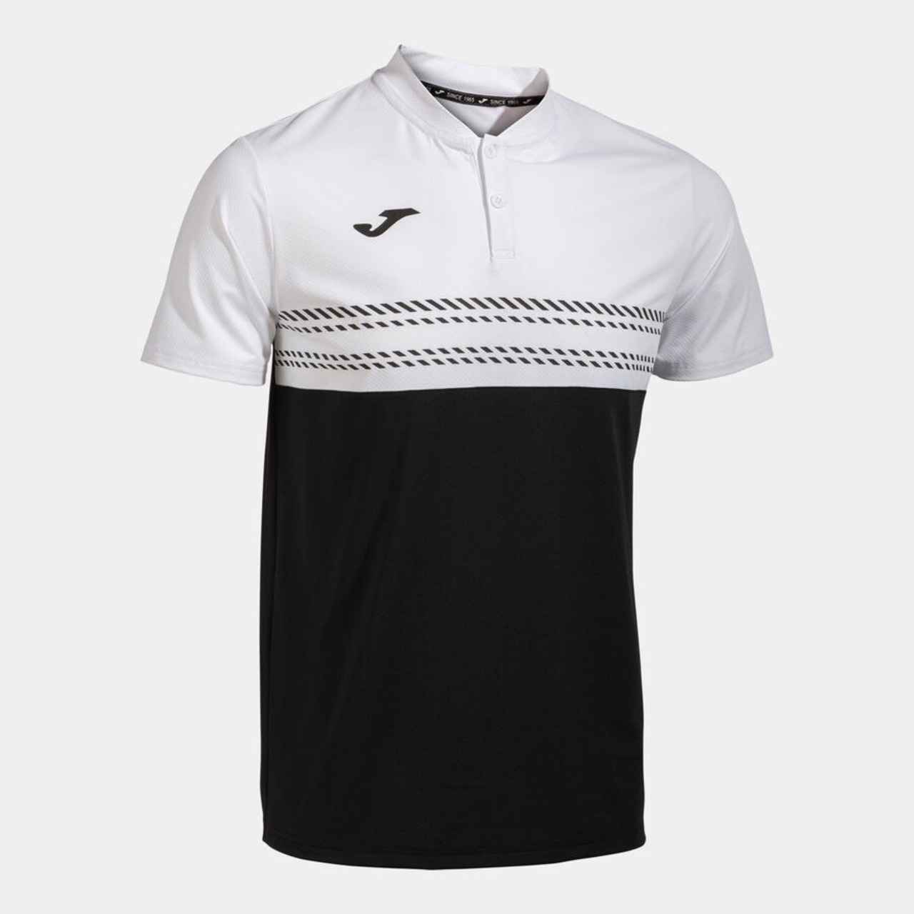 【JOMA】Smash Short Sleeve Polo ブラックホワイト