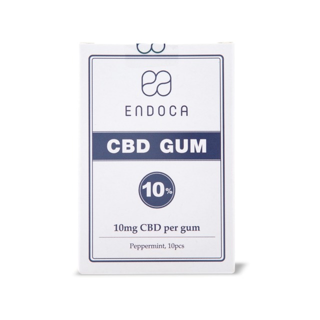 ENDOCA, CBDチューインガム 100mg CBD