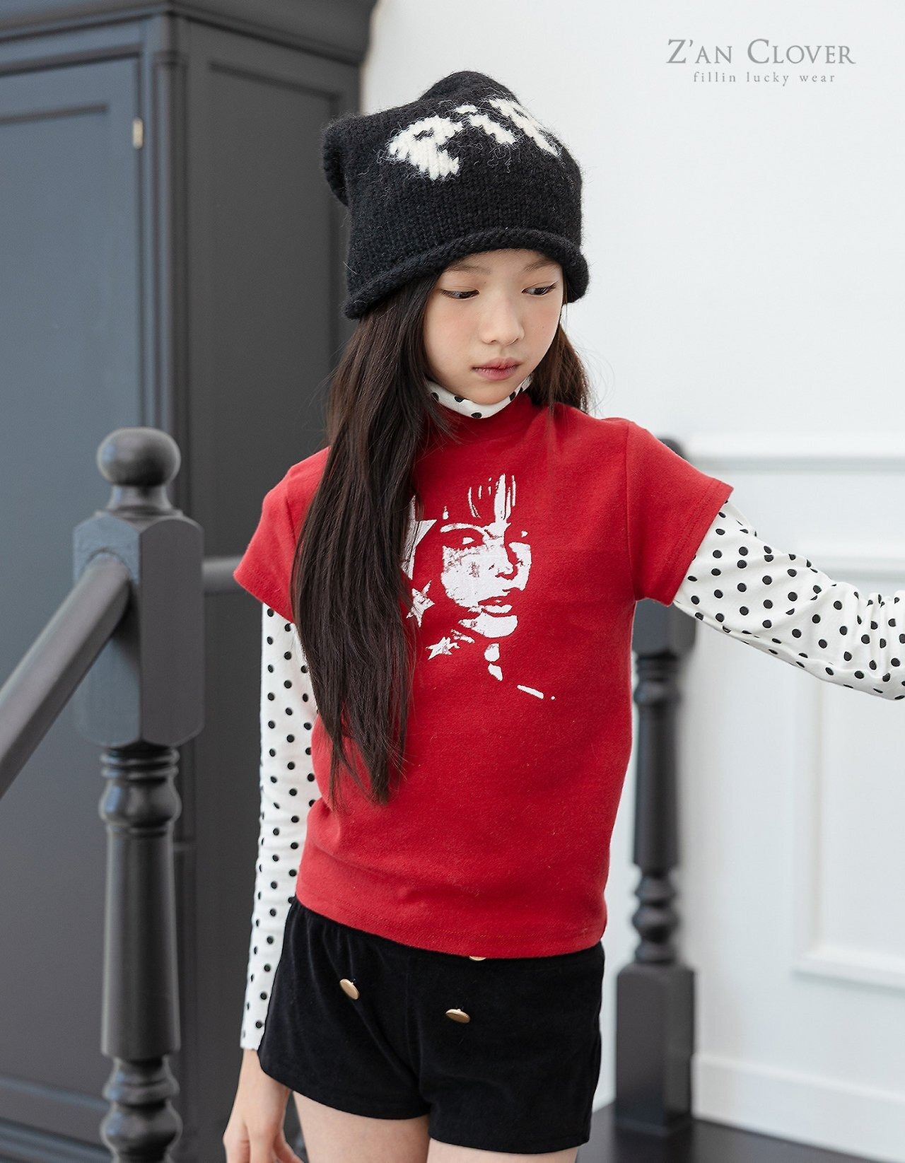 ZAN CLOVER［取寄］star face tee 26winter