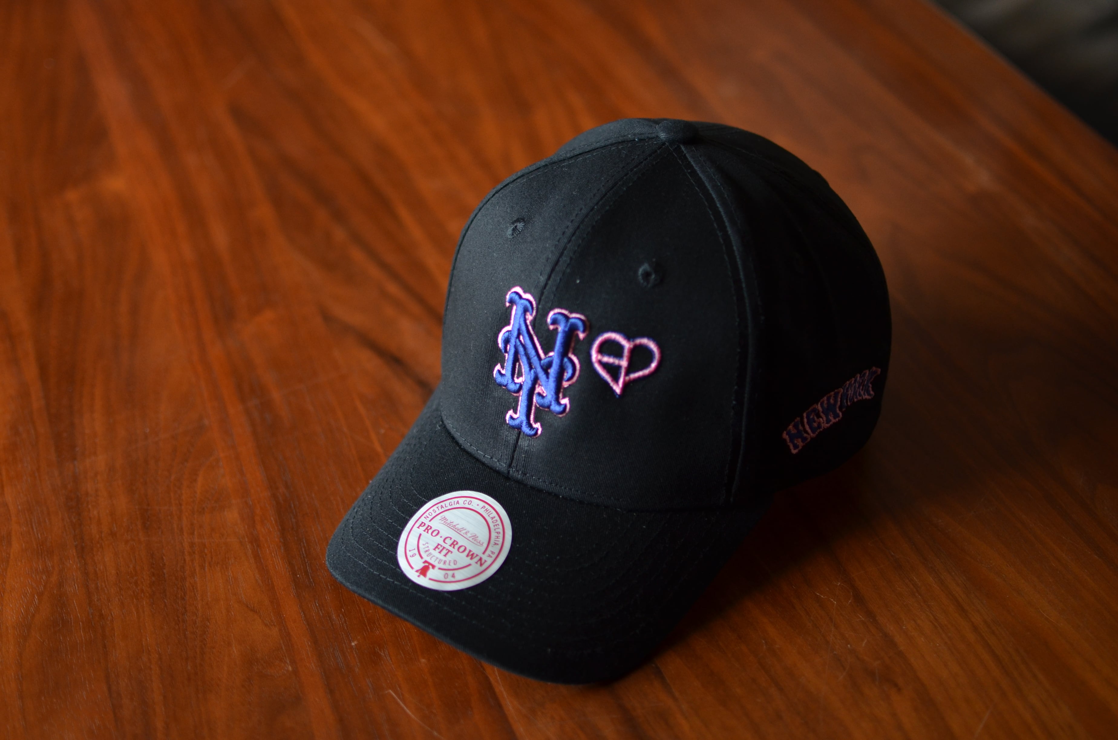 Mitchell & Ness x BLACKPINK New York Mets Pro Crown Snapback Hat プレゼント付き