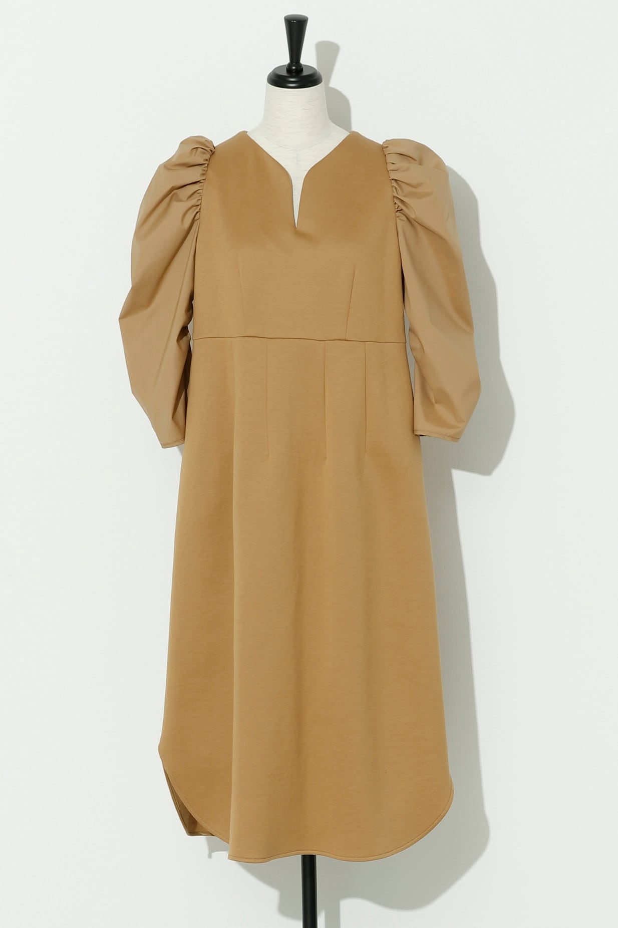 Cardbord Knit Dress Ⅰ CAMEL