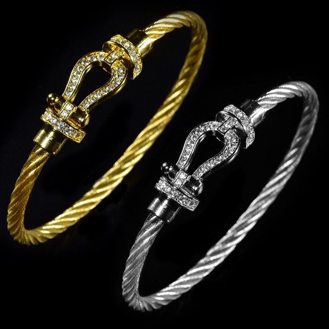 316L Horseshoe bracelet