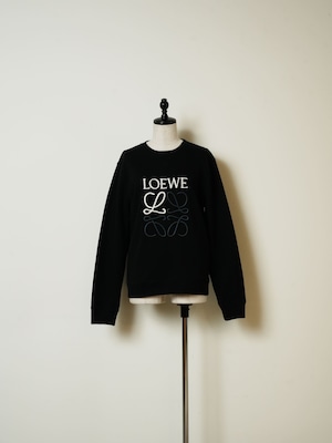LOEWE ロエベ アナグラム エンブロイダリーコットンスウェットシャツ