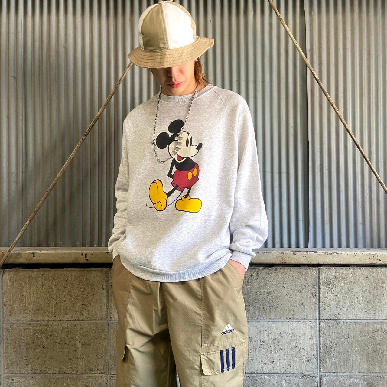 トレーナー スウェット 「DISNEY」ミッキーマウス／ラグランスウェット 
