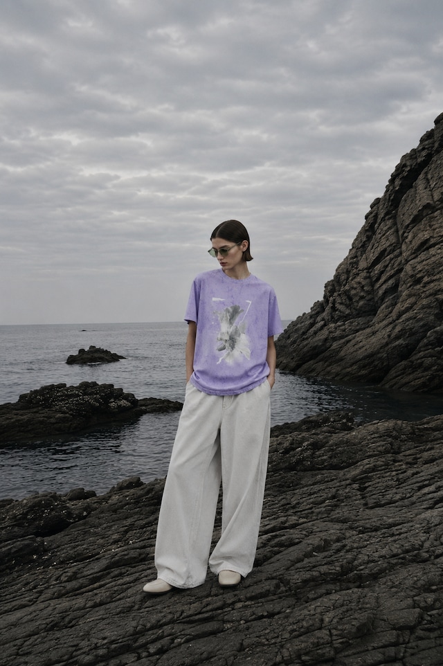 【KEISUKEYONEDA 】“SOME DAYS REMAIN” Graphic Tee   / over dye