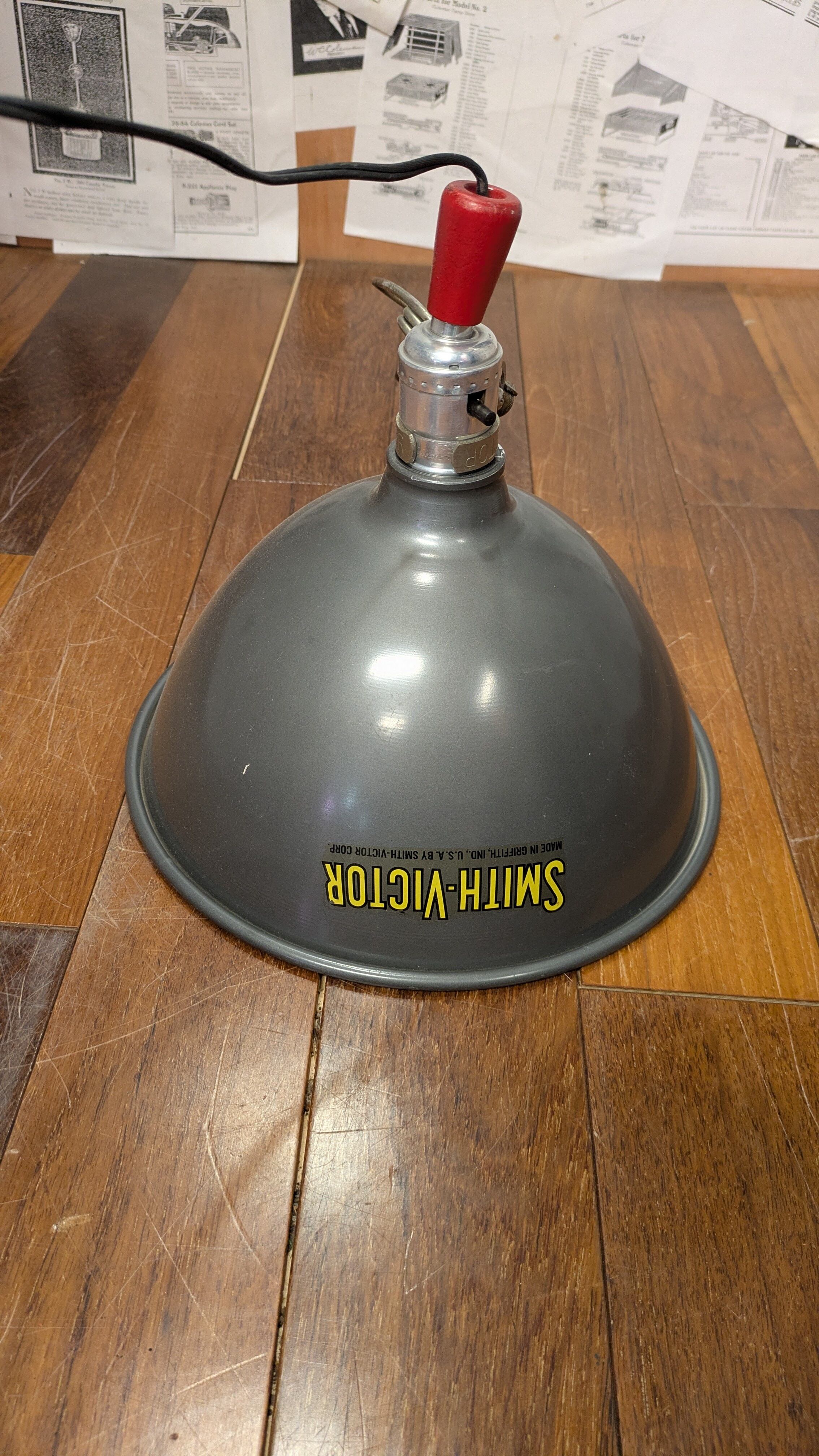 Vintage SmithVictor ClampLight Industrial USA ビンテージ スミス