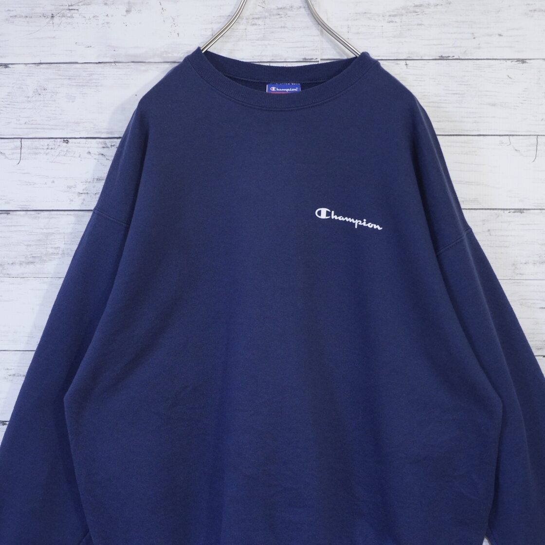 Champion チャンピオン ワンポイント スクリプトロゴ プリント 無地 裏 
