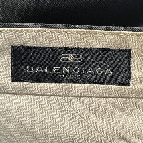 90s BALENCIAGA archive gray slacks w32 詳細写真3