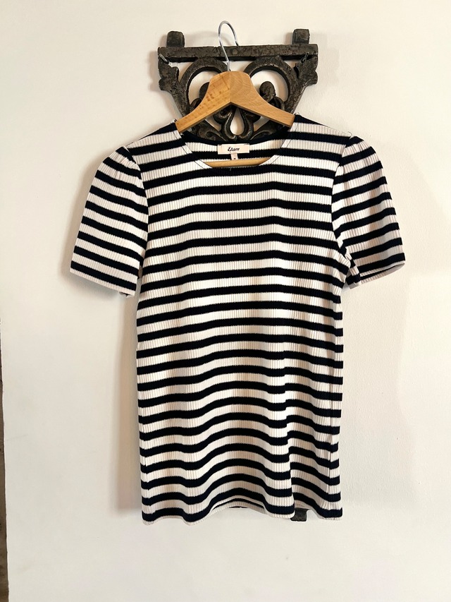 【フランス】ETAM ボーダーニットTシャツ