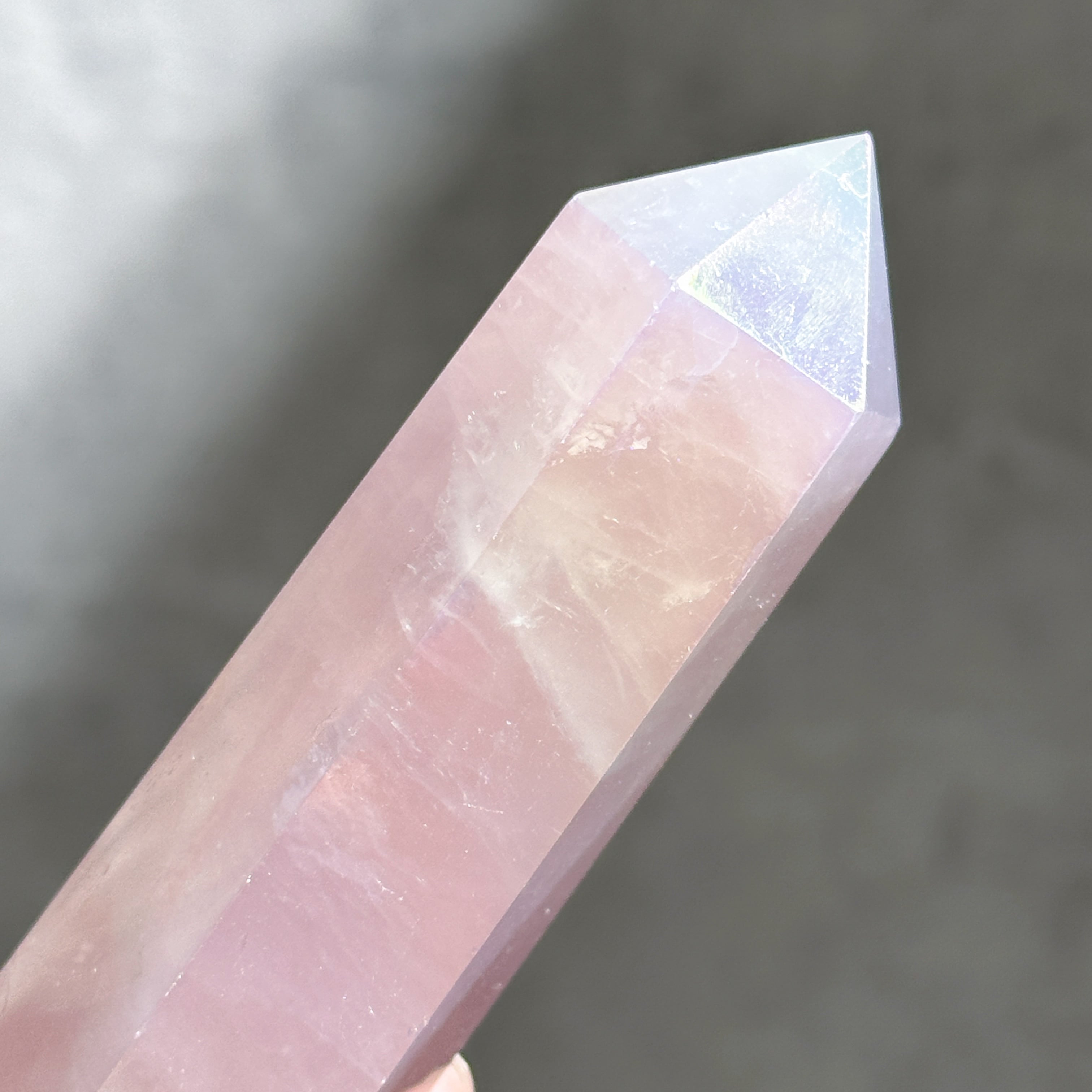 エンジェルオーラローズクォーツ タワー22✧ Angel Aura Rose Quartz