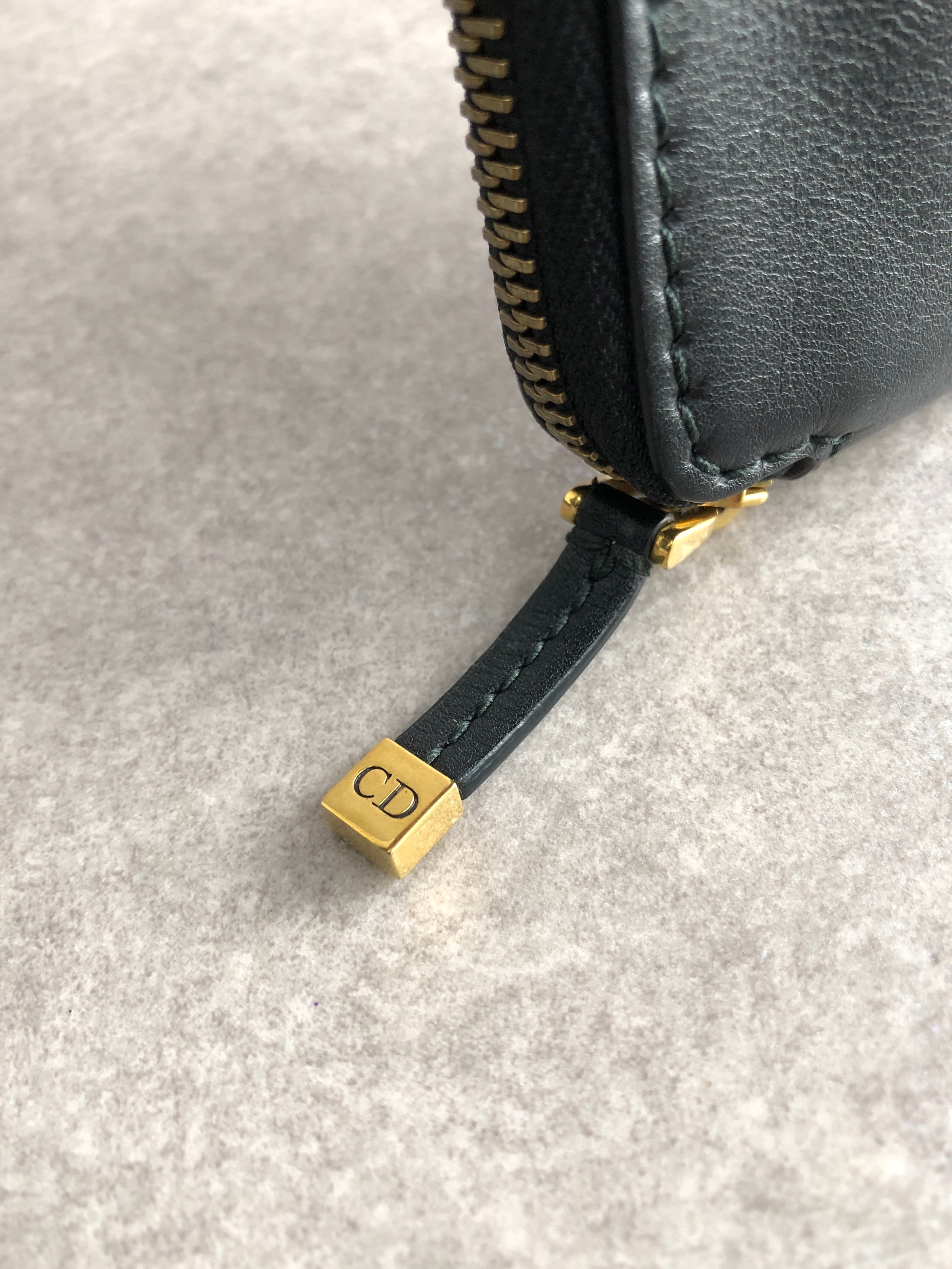 Christian Dior クリスチャン ディオール 財布 ブラック ロゴ レザー 2