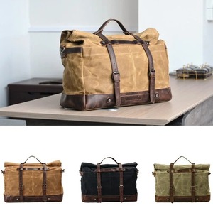 Oil Wax Canvas Travel Bag / オイル ワックス キャンバス トラベル バッグ