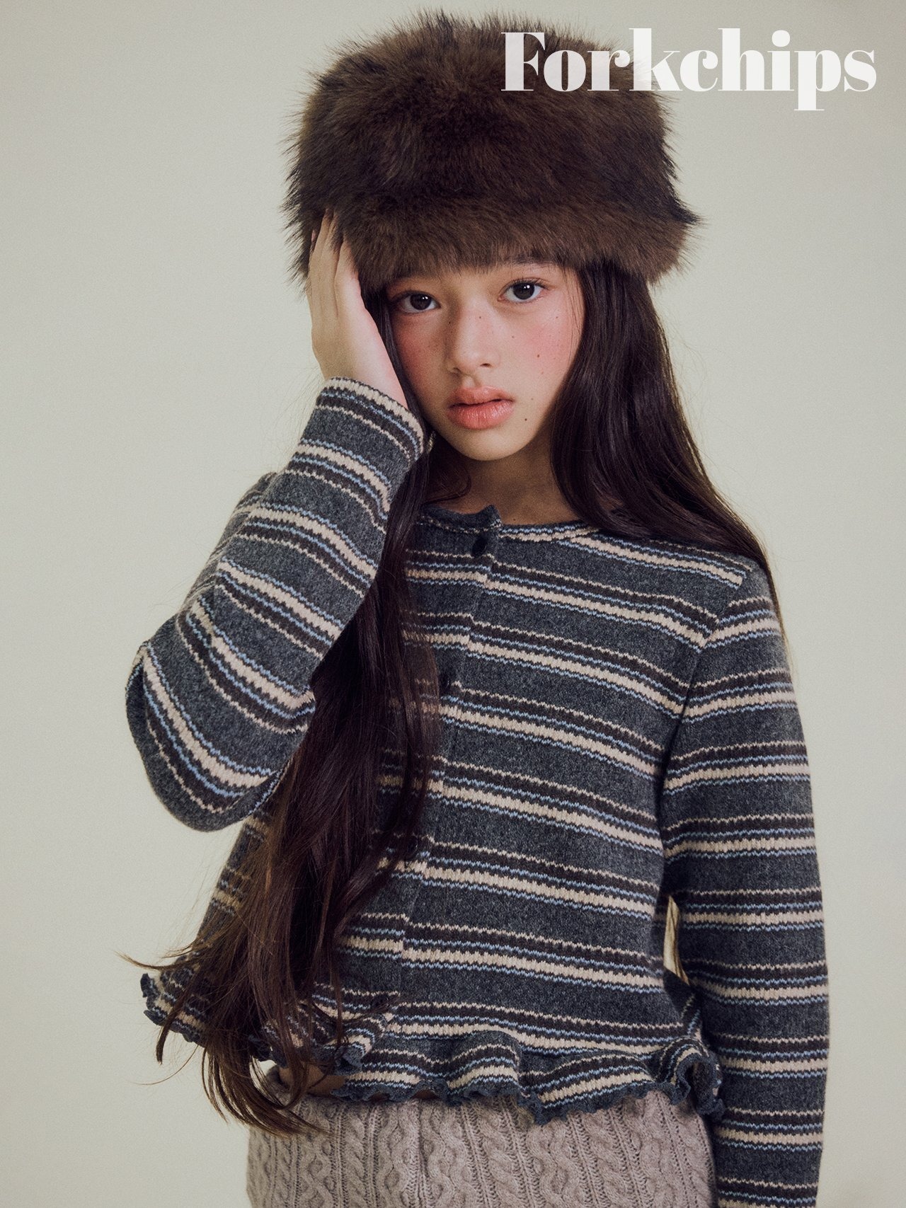 FORK CHIPS［取寄］tree cardigan 26winter