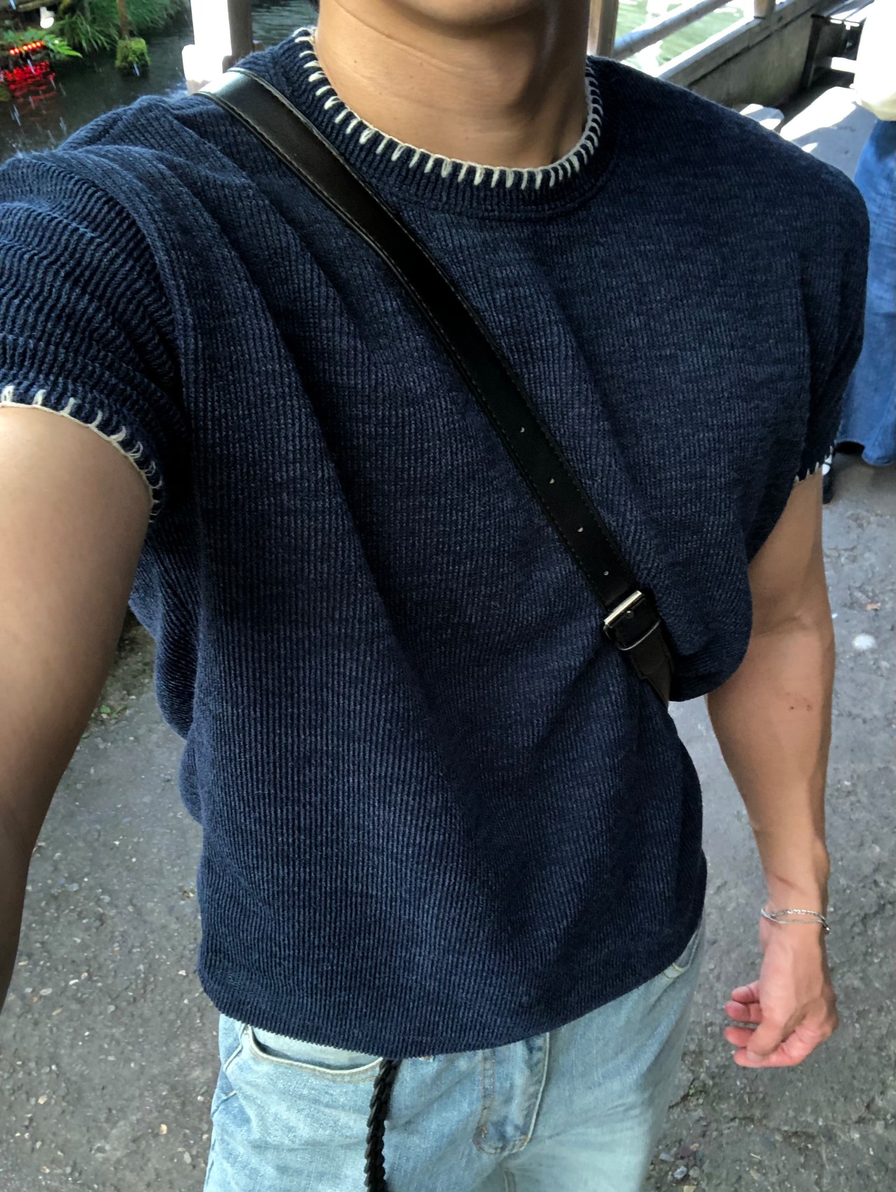 Coal Stitch Muscle Knit Tee (2color) - 6