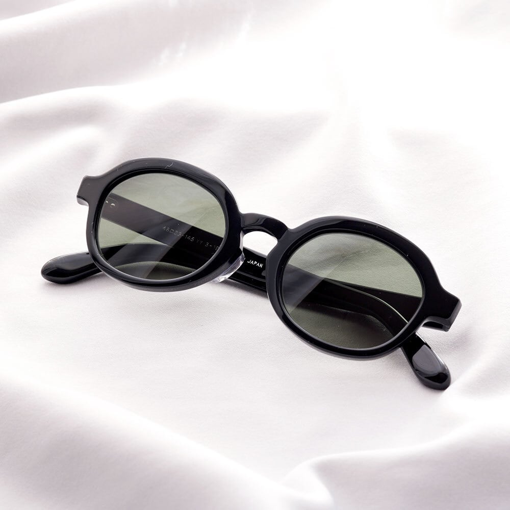 YY - 1 19 / crown pant glasses (black lens) | gift project 「acelio」