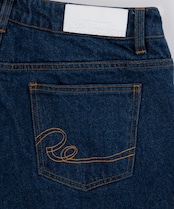 【#Re:room】ONE WASH VINTAGE WIDE DENIM PANTS［REP194］