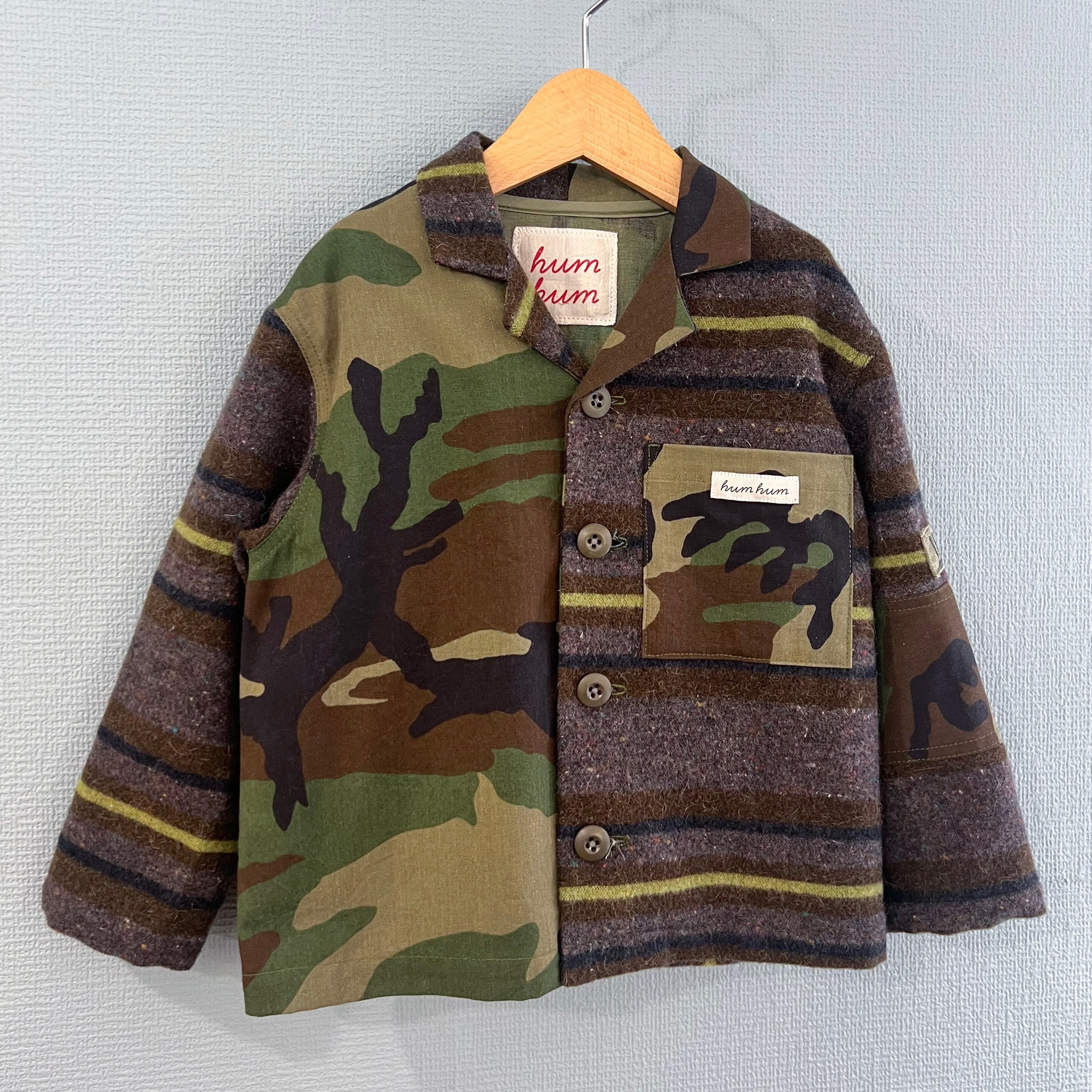 80's US ARMY ウッドランドカモ 迷彩ジャケット 米軍 ミリタリー 表記