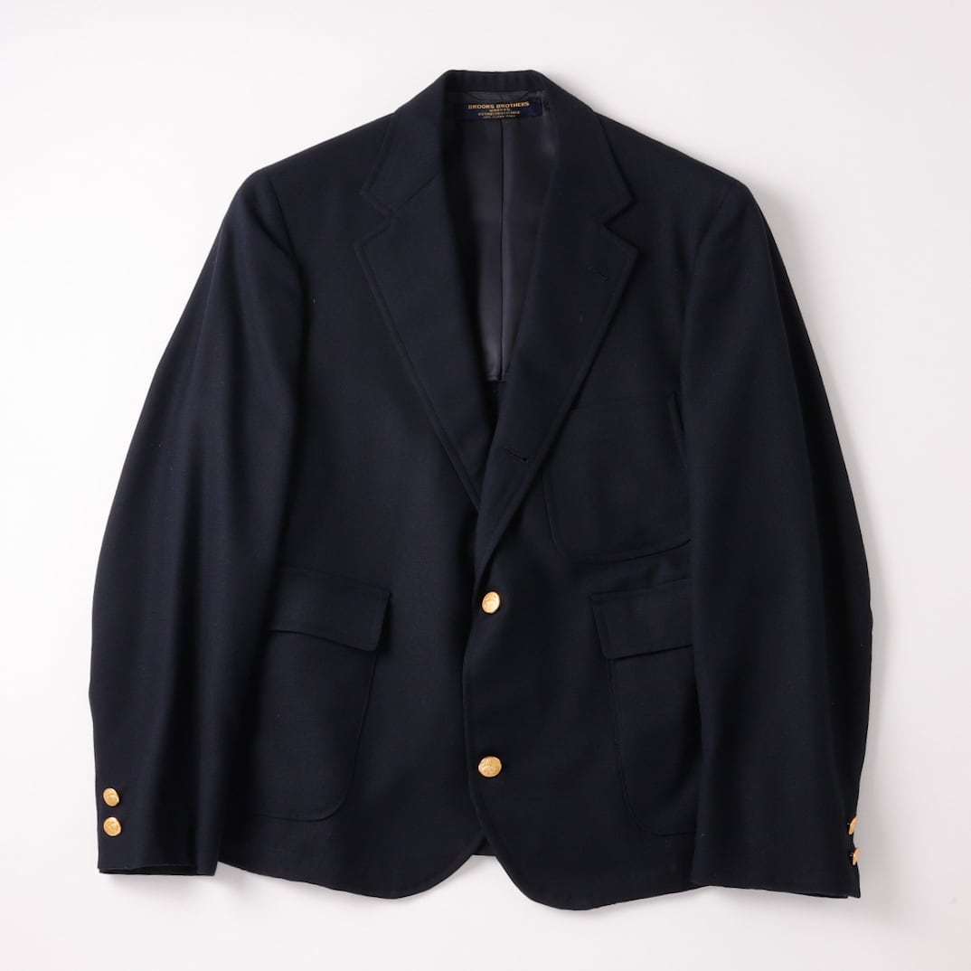 ブルックスブラザーズ 紺ブレザー 中古品美品 極美品】70s BROOKS BROTHERS Navy blazer made in USA about size