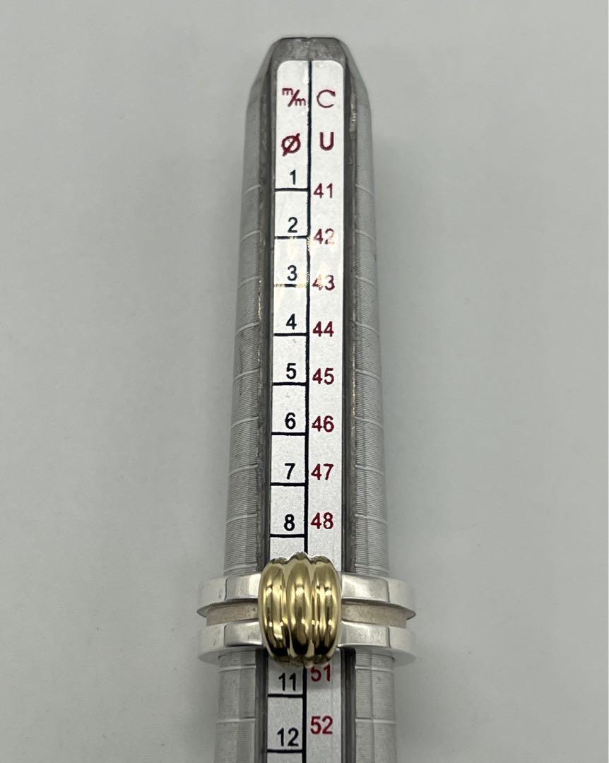 ティファニー TIFFANY グルーブドウィズ リング 10号 SV YGコンビ | Refind