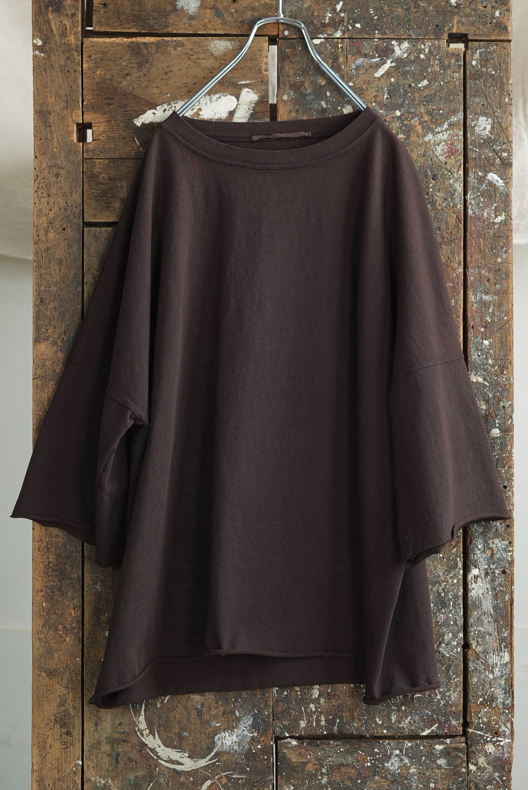 ALBUM DI FAMIGLIA - U1724 UNISEX BOXY BIG T-SHIRT HC / GRAPE