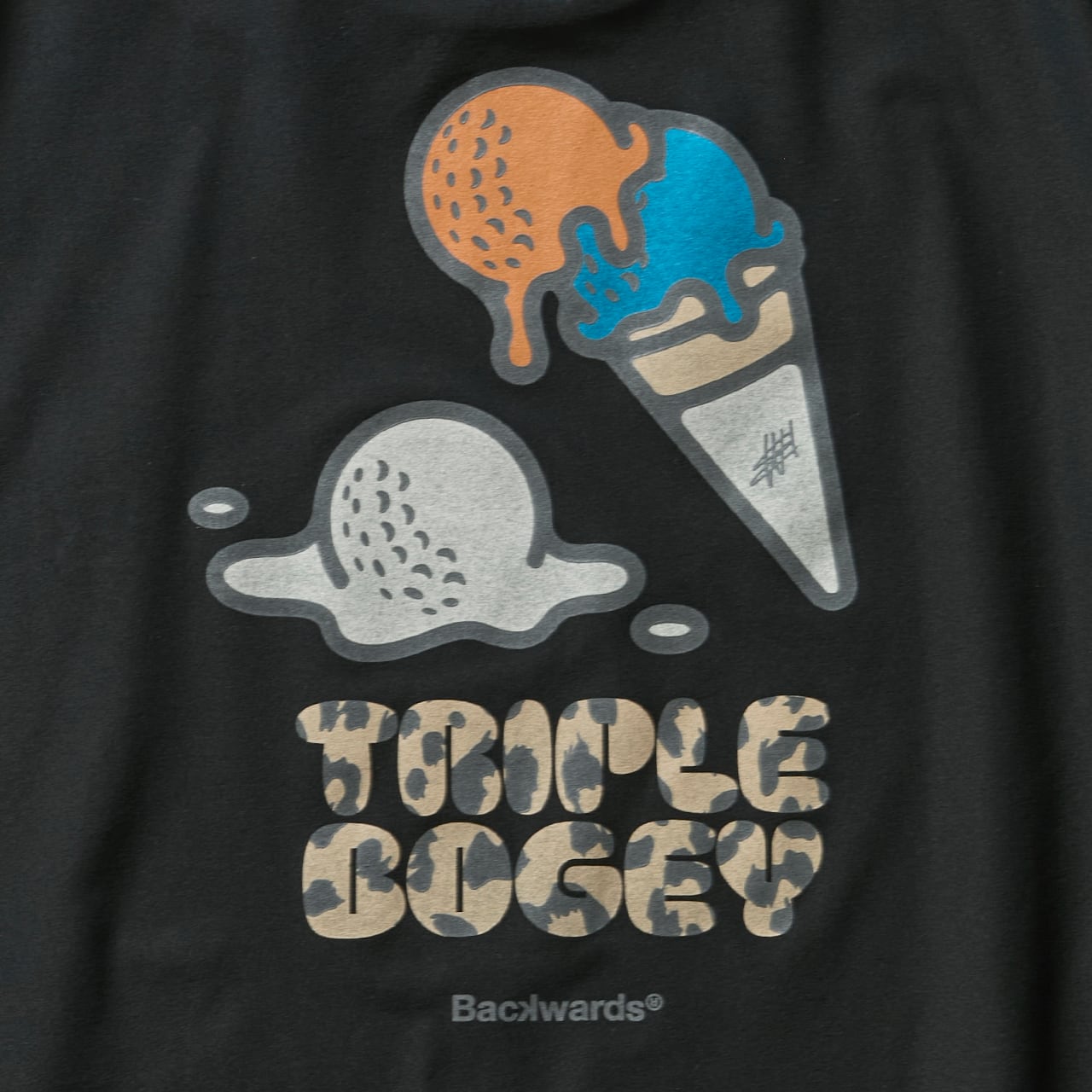 Backwards ゴルフTB IceCream TechMockNeck L Restock】＜