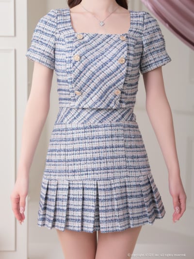 anドレス ツイード2ピース/キャバドレス | キャバドレス・韓国ドレス