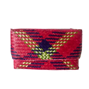 Rectangular colourful basket M w26.5cm×15.5cm×h15cm 四角カラフル蓋付き収納かご