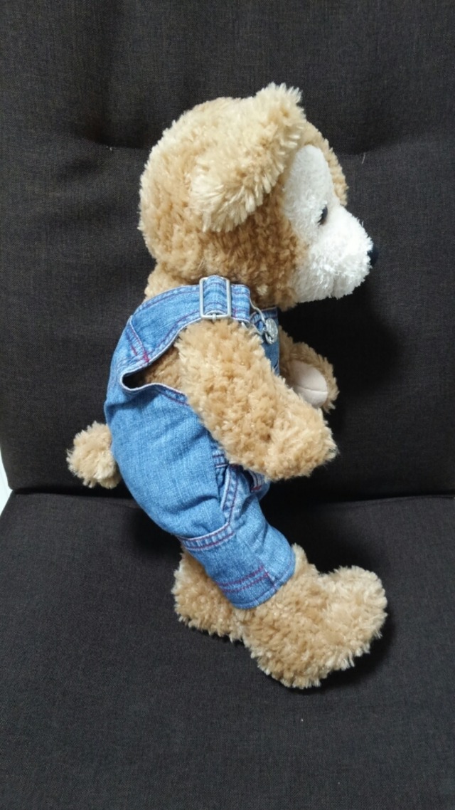 子供服リメイク ダッフィーコスチューム サロペット Remakekids 子供服リメイク ダッフィーコスチューム サロペット Remakekids