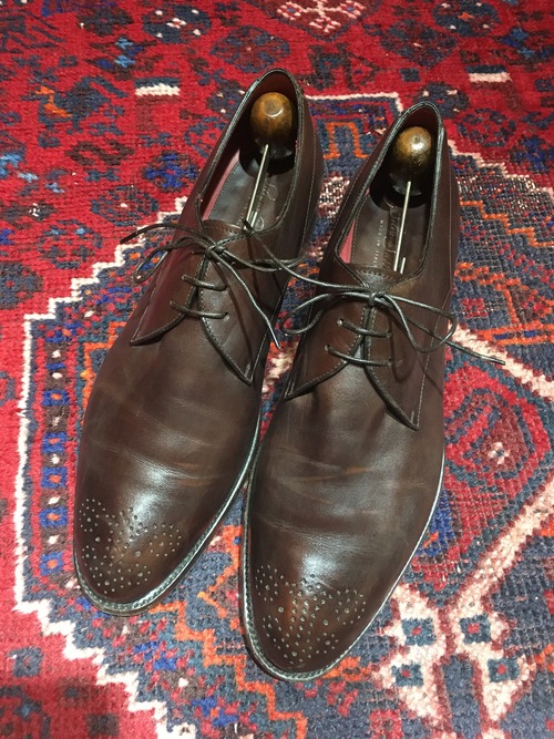 ◎.SILVANO SASSETTI LEATHER BROGUE SHOES MADE IN ITALY/シルヴァノサセッティレザーブローグシューズ 2000000032276