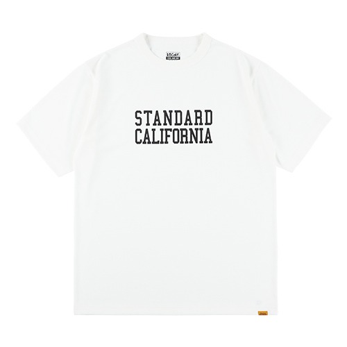 STANDARD CALIFORNIAスタンダードカリフォルニア SD Tech Dry Logo Tシャツ ホワイト