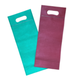 不織布ボトルバッグ  中瓶1本入 (赤)