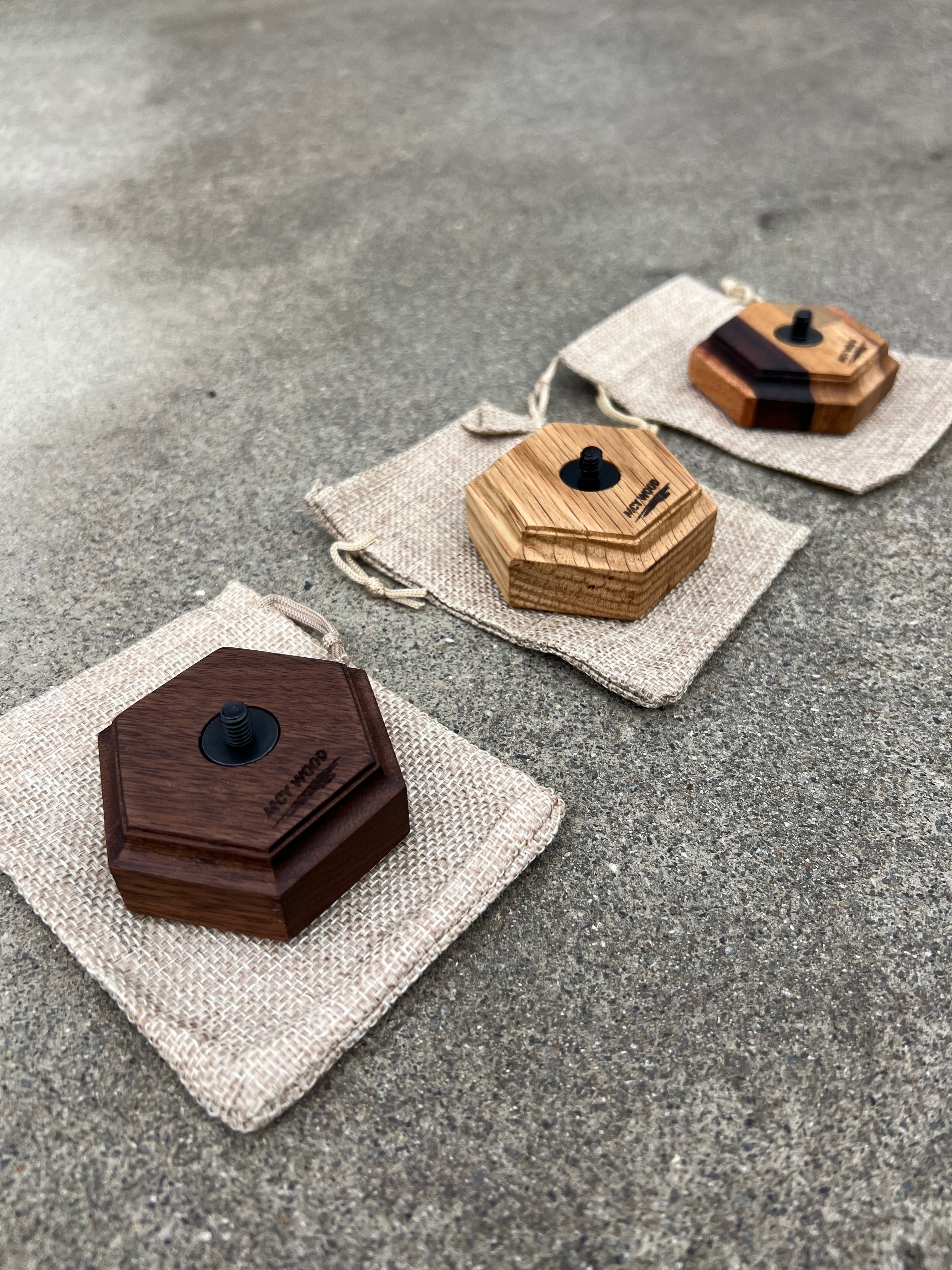 mini stand 真鍮ポール付き 38-kT 3stand 【fos stand 真鍮ver】 | M.c.y wood