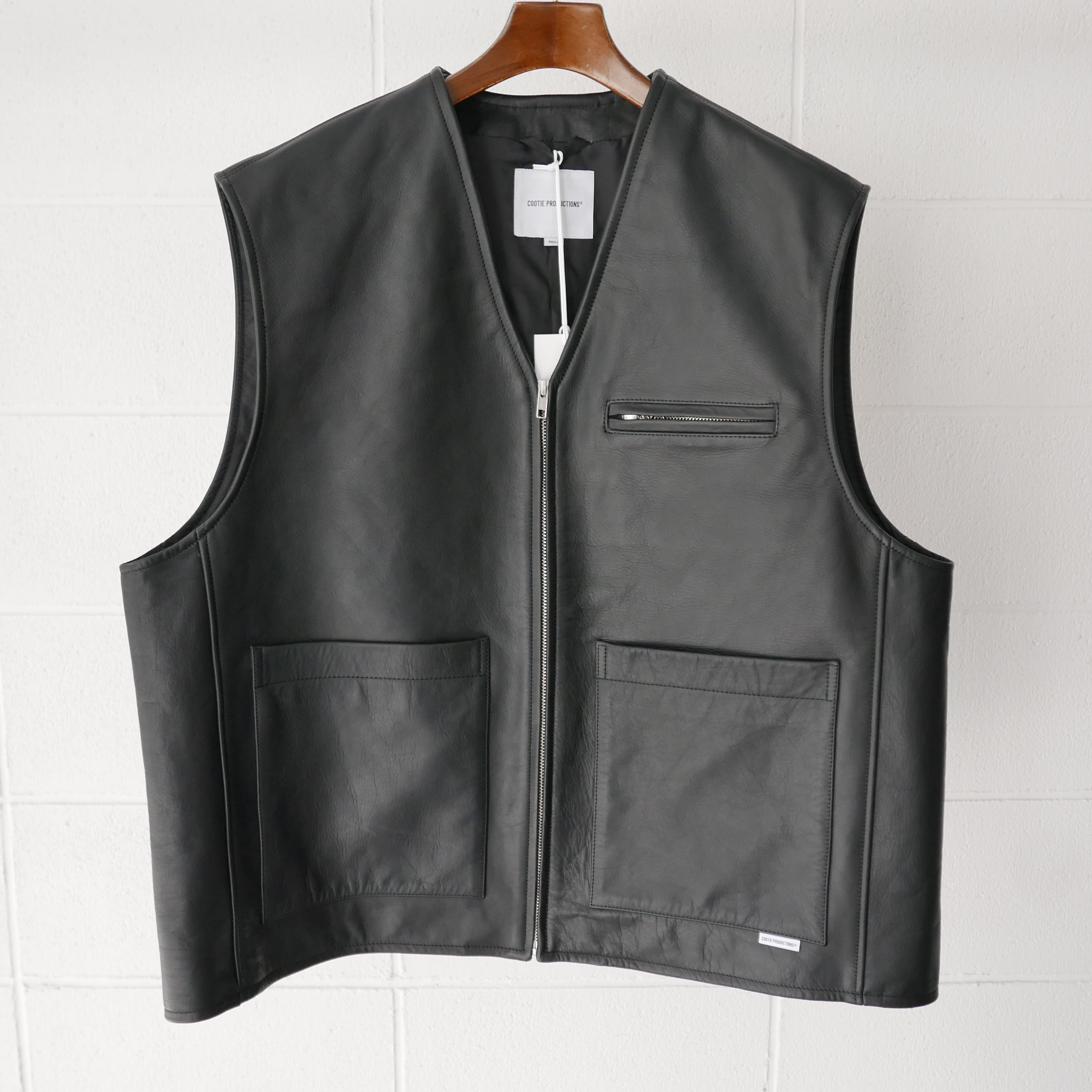 COOTIE Leather Work Vest | integral