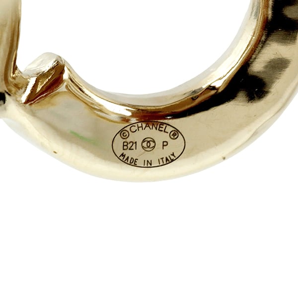 【VINTAGE CHANEL/シャネル】パールバングル Used CHANEL シャネル バングル B21P ココマーク ゴールド パール S