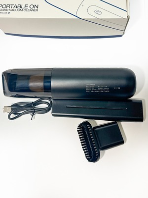 ポータブルカー 掃除機 クリーナー USB-C充電 CF-XC01 5000mAh 吸引力最大14000Pa 車/家庭用 小型