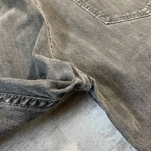 【W38 L32】levi's 先染ブラック リーバイス 569 詳細写真17