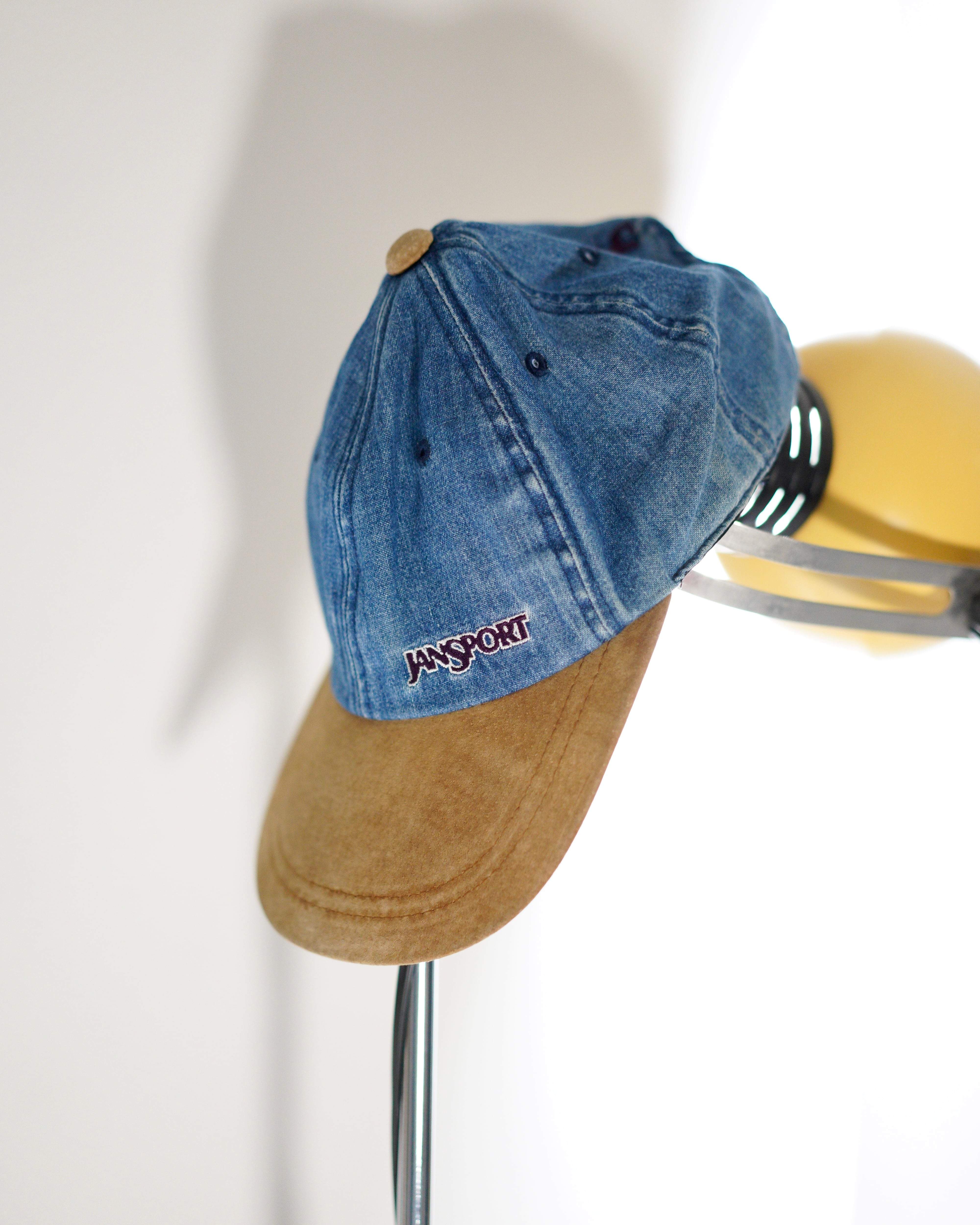 90s JANSPORT ジャンスポーツ デニムキャップ　スエード ヴィンテージ 90~00s JANSPORT】Cap | used.memento